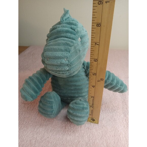 Carter's Corduroy Blue Green Dinosaur Plush 10" Stuffed Animal 2020 - Picture 5 of 5